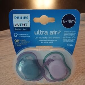 Philips Avent Ultra Air Pacifiers in Blue and White